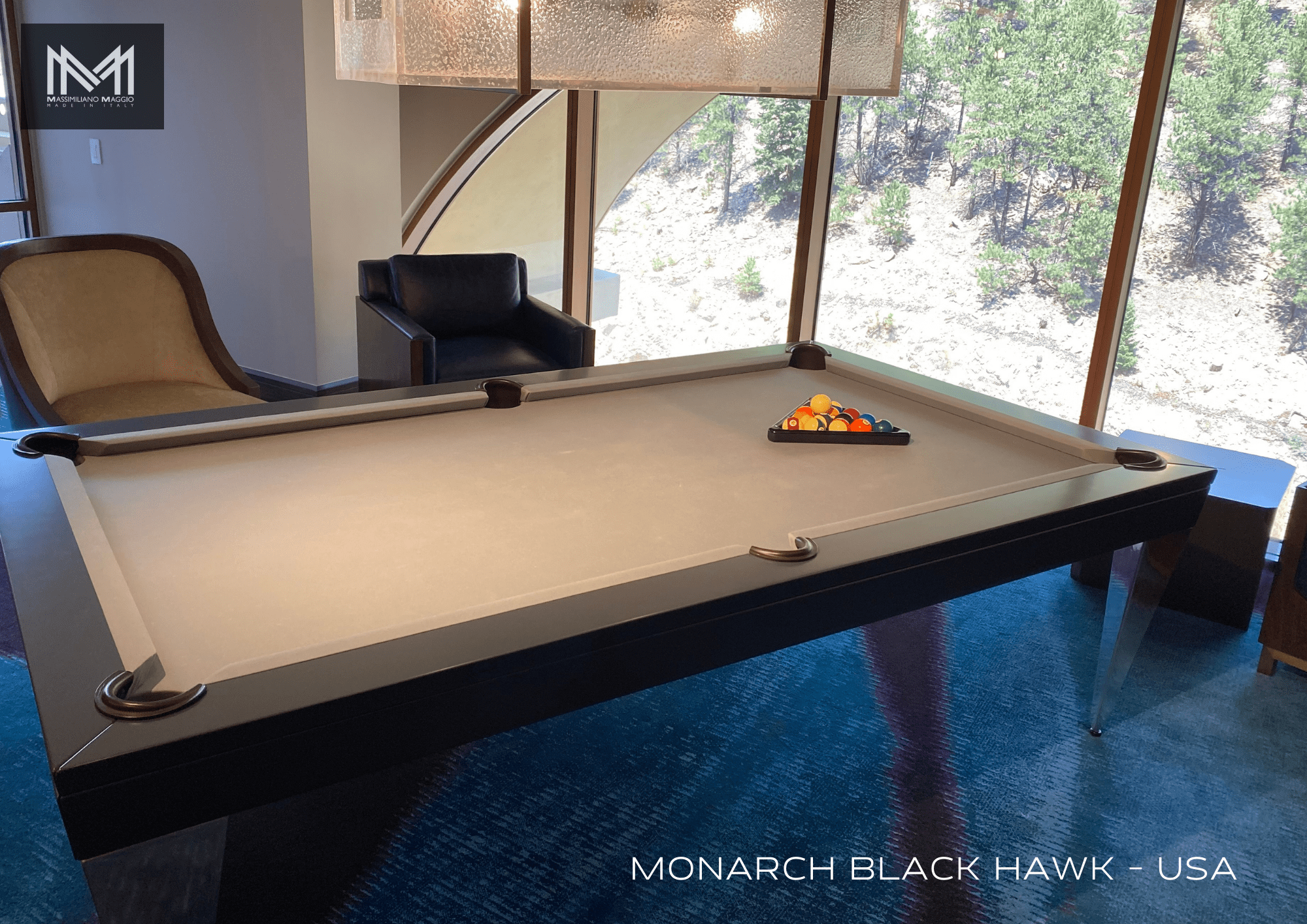 2 M6 Massimiliano Maggio Made in Italy Luxury Pool Table biliardo tavolo
