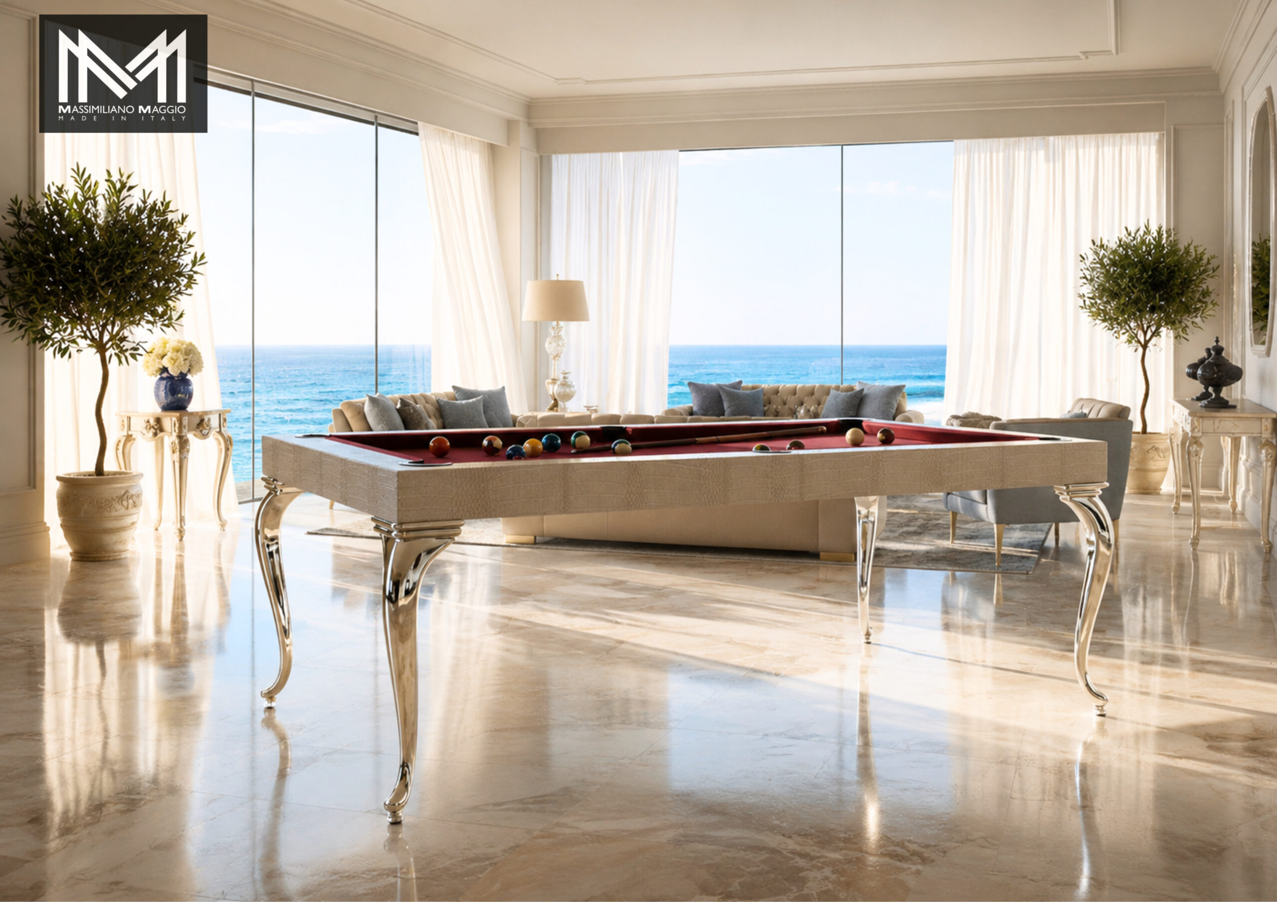 Luxury Pool Table 5 Class Pool Table Massimiliano Maggio Made in Italy 5 scaled