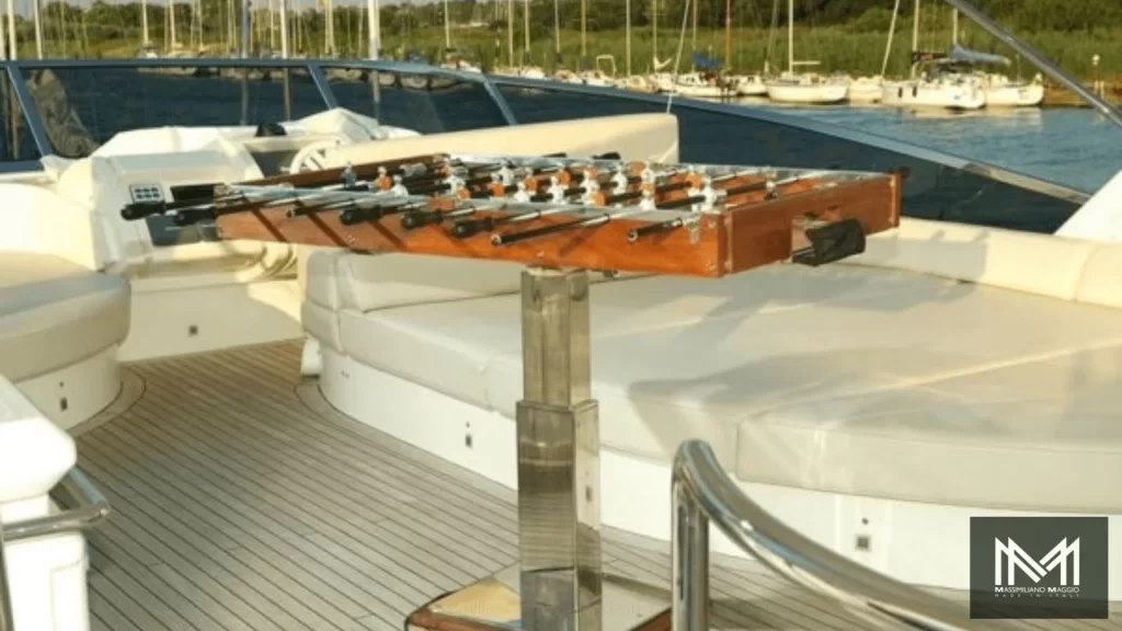 Luxury Pool Table Copertina Foosball Bill Boat massimiliano maggio made in italy