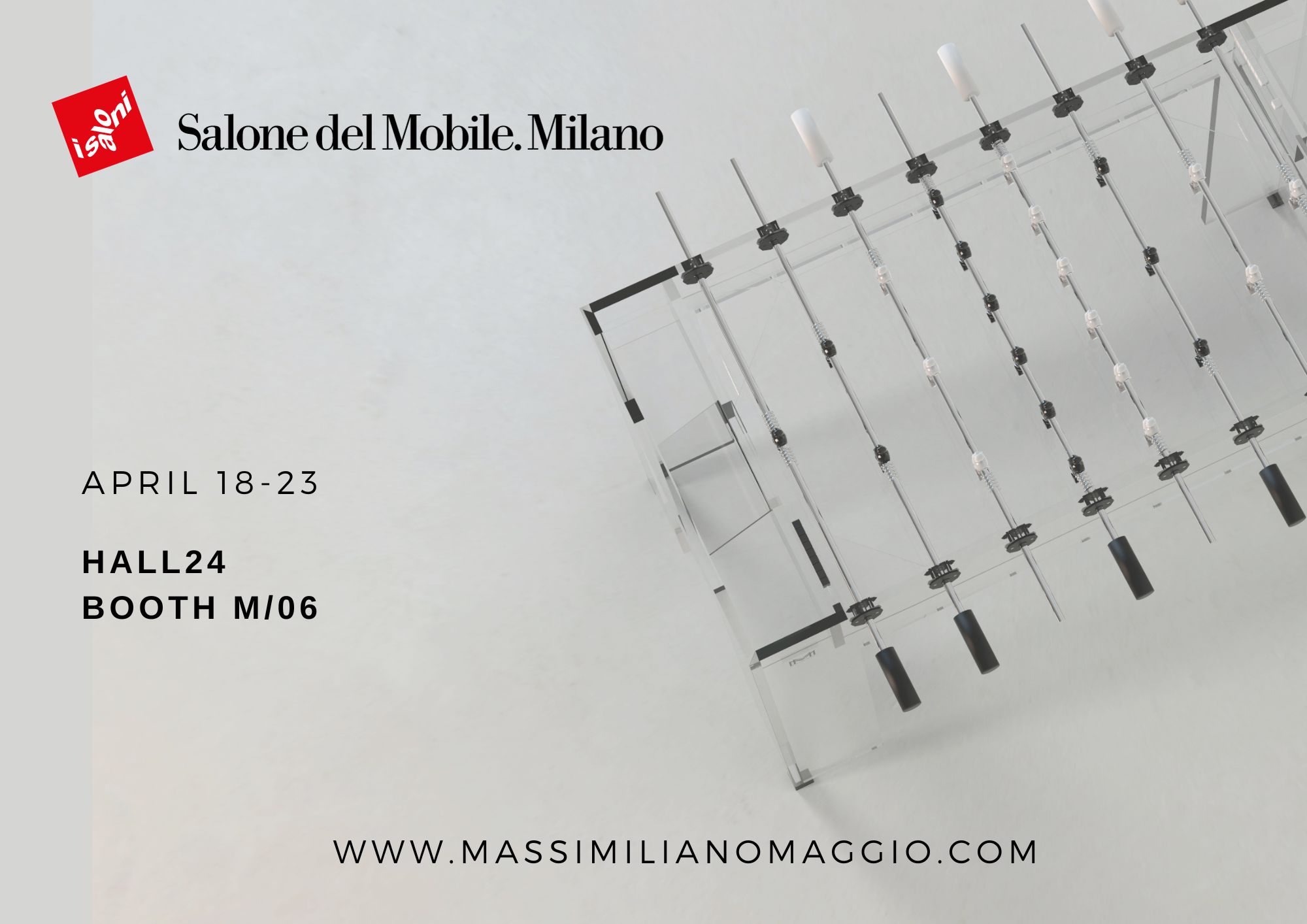 Acrylic Game Tables Collection Massimiliano Maggio Salone del Mobile