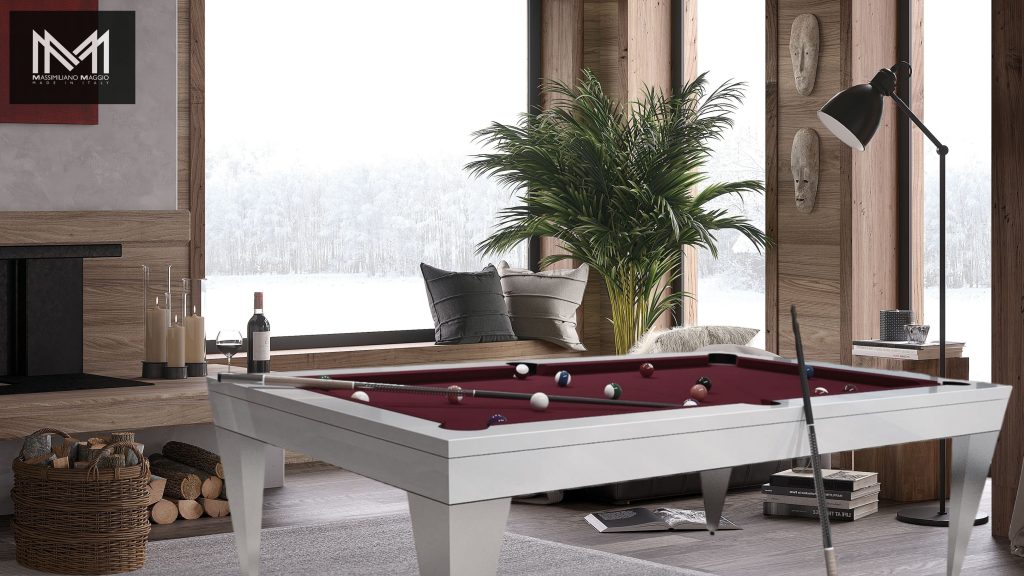 Luxury Pool Table Incanto M6 Massimiliano Maggio Made in Italy