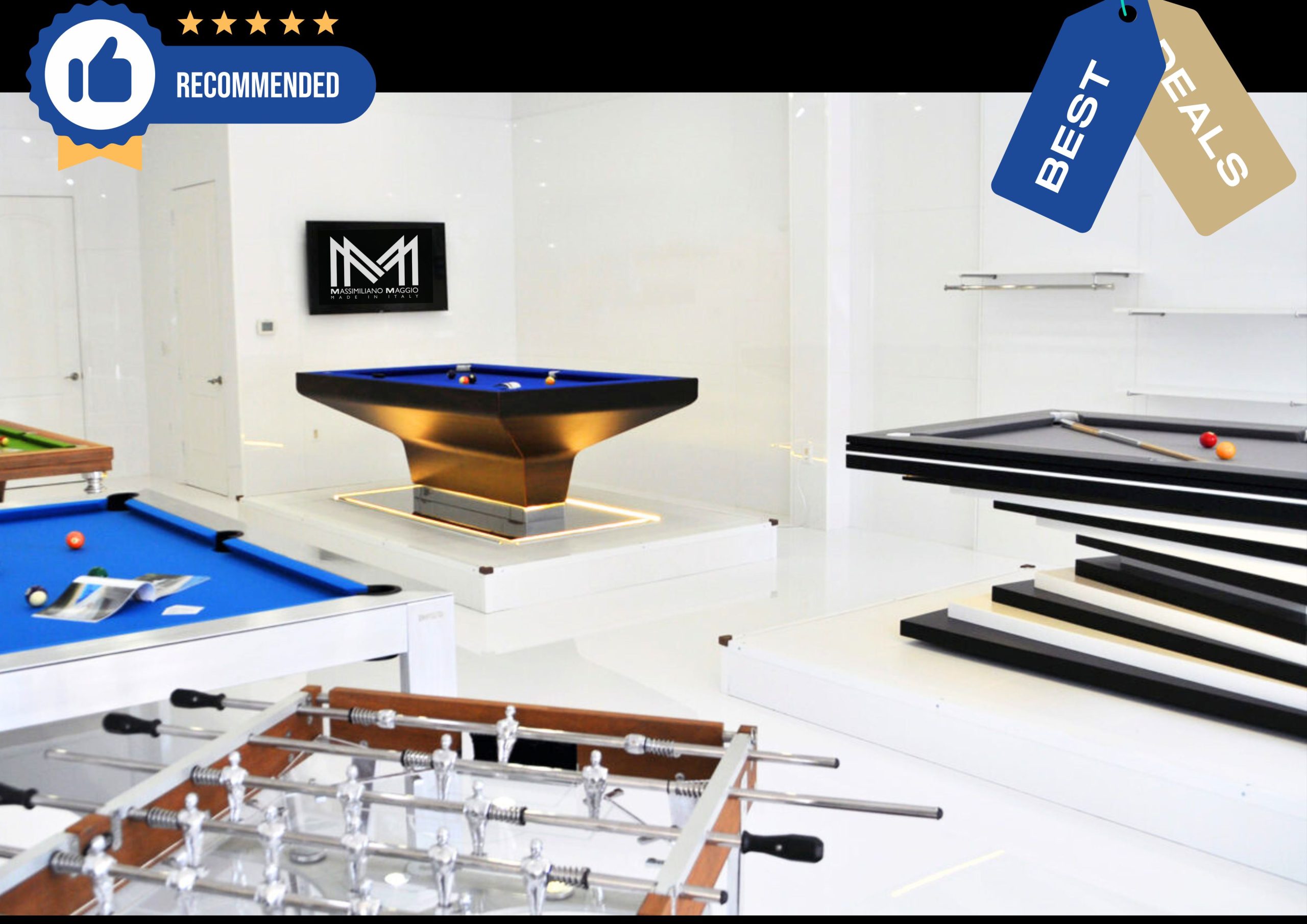 Massimiliano Maggio Luxury Pool Table Outlet