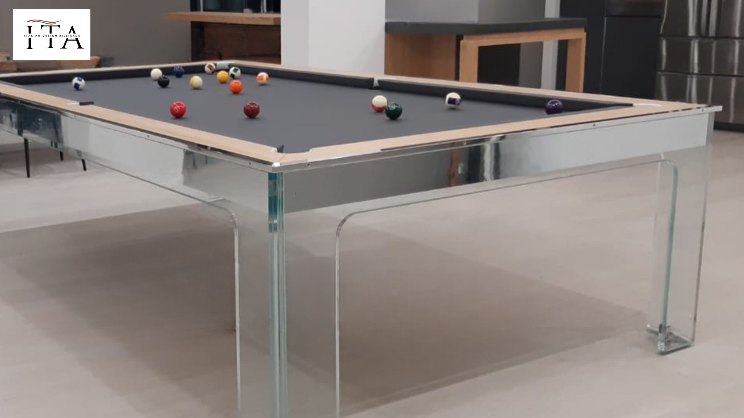 Luxury Pool Table Mirror Pool Table ITA Collection 25 scaled